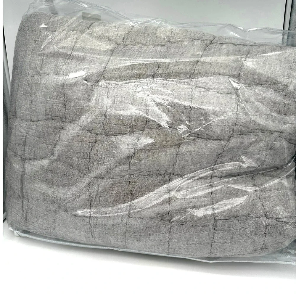 Pottery Barn Cloud Handcrafted Cotton/Linen Quilt King Cal King $299
